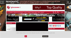 Desktop Screenshot of gioconews.it